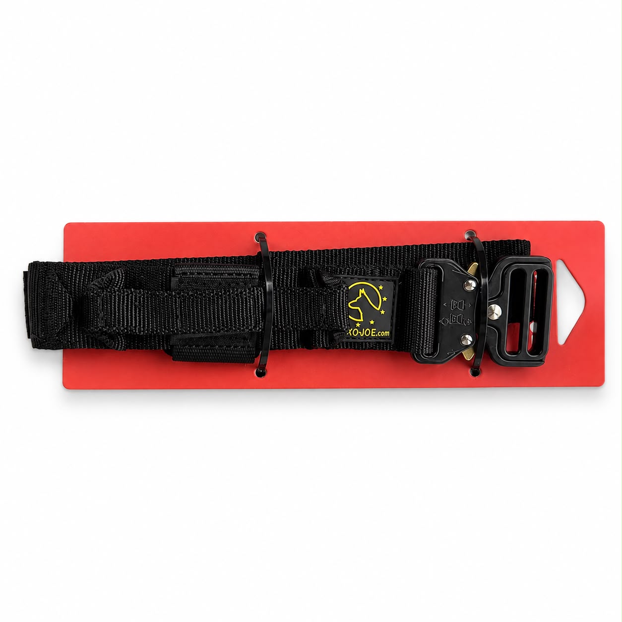 Collar tactico para perro negro sin asa eurojoe