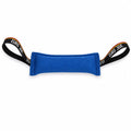 mordedor azul para perros eurojoe talla M, material de lona francesa no toxico