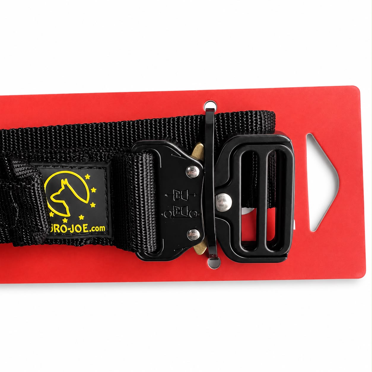 Collar tactico para perro negro sin asa eurojoe talla L