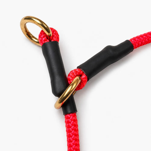 collar de lazo para perros de 55cm color rojo