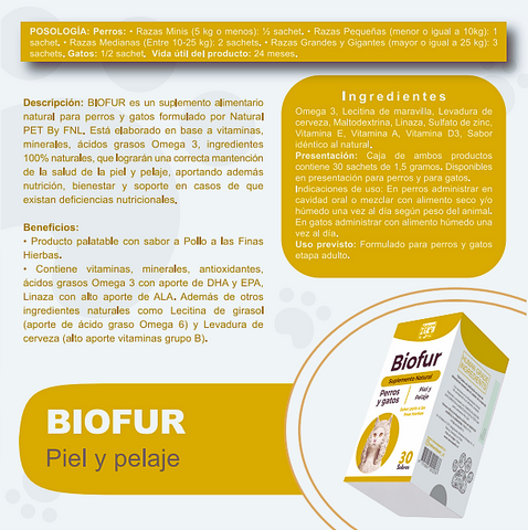 Biofur-piel y pelaje de perros y gatos