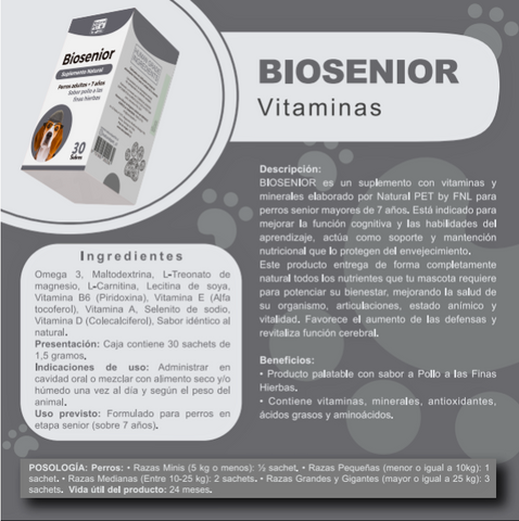 Biosenior perros adultos